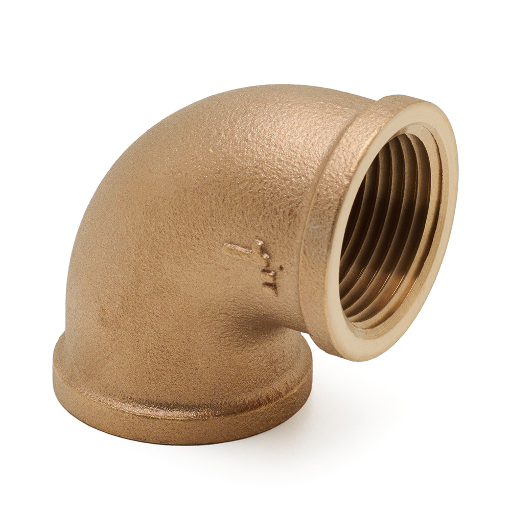 Gomito FF filettato in bronzo