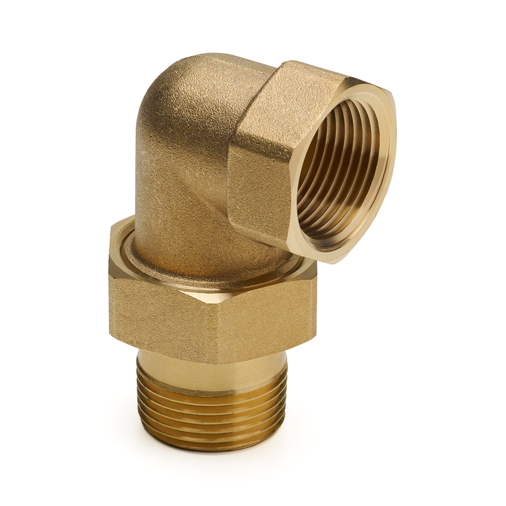 Bocchettone curvo MF con o-ring